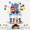 Superhero Party Supplies, Superhero Theme Birthday Party Decoration Kit, Cake Decoration Cake Topping Birthday Party Article Gifts.