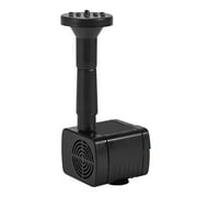 Vikakiooze Solar fountain Water Pump, Solar Powered Water fountains Pump With 4 Nozzles, DIY Water Feature Outdoor fountains For Bird Bath,garden And Fish Tank