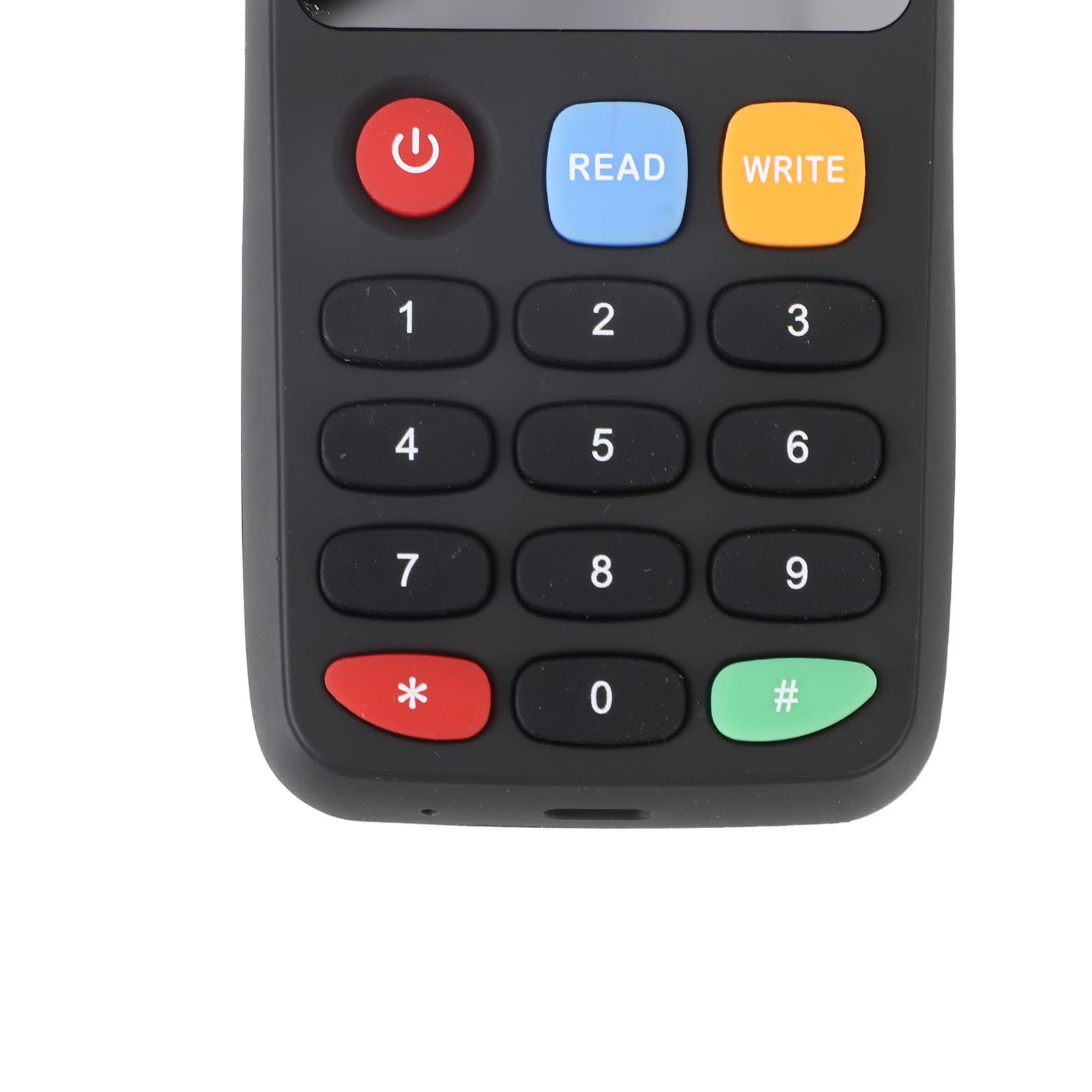 Yajisi NFC Card Copier Reader Writer Duplicator 400mAh Battery for IC ID Cards 125kHz 13.56Mhz Smart RFID Token Programmer Badge Writer ABS Material 10 inches / 25.4 cm Black
