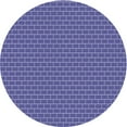 thumbnail image 1 of Ahgly Company Indoor Square Patterned Deep Periwinkle Purple Area Rugs, 3' Square, 1 of 6