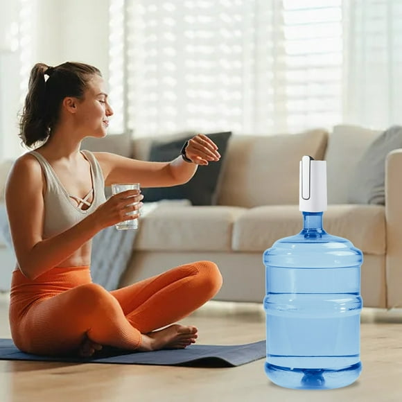 Leojiow Distributeur d'Eau Pliant à Chargement Usb Portable Automatique Pliant pour la Maison et l'Extérieur 7x15 cm Utilitaire