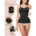 thumbnail image 3 of Vaslanda 2 Packs Camisole for Women Tummy Control Cami Shaper Seamless Compression Tank Top Shapewear for Women, 3 of 6