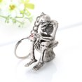 thumbnail image 2 of Amdohai Skull Toilet Keyring Keychain Key Chain Pendant Rubber Key Holder Purse Bag Accessories Gift, 2 of 6