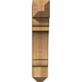 thumbnail image 2 of Ekena Millwork 6"W x 22"D x 30"H Olympic Craftsman Rough Sawn Bracket, Western Red Cedar, 2 of 13