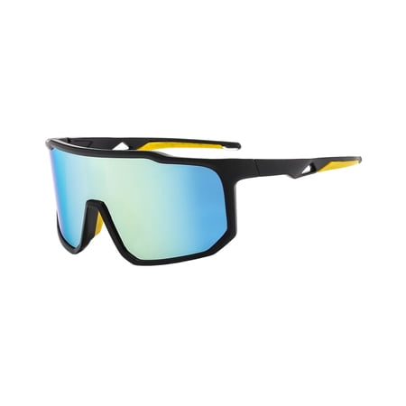 YFGEFTR Polarized Sports Sunglasses for Men Women with Nose Pad Windproof UV Protective Lightweight Comfortable for Cycling Hiking Beach Volleyball