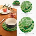 thumbnail image 2 of SKYSONIC St Patrick Day Pot Holders Trivets, 2 Pcs Heat Resistant Trivets,Foots of Leprechaun Cotton Thread Weave Mats for Hot Pads Pans Pot Bowl Teapot for Kitchen Decor, 2 of 7
