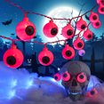 thumbnail image 1 of Lámpara de ojo fantasma de Halloween, 8 modos, 2,5 M, luces nocturnas de globo ocular para fiesta, jardín y patio FLhrweasw Nuevo, 1 of 8