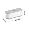 thumbnail image 3 of Nomeni Jewelry Cleaner Machine Cleaner Mode Ideal For Cleaning Jewelry Glasses Watch Denture–Includes Adaptor Tweezer Non Slip Pad, 3 of 9