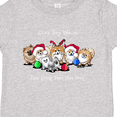 thumbnail image 4 of Inktastic KiniArt Christmas Pomeranians Boys or Girls Toddler T-Shirt, 4 of 5