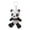 I, variant on Faux Pearl Bear Rabbit Keychain Pendant Handmade Braided Lightweight Charm Key Chain Backpack Bag Accessory