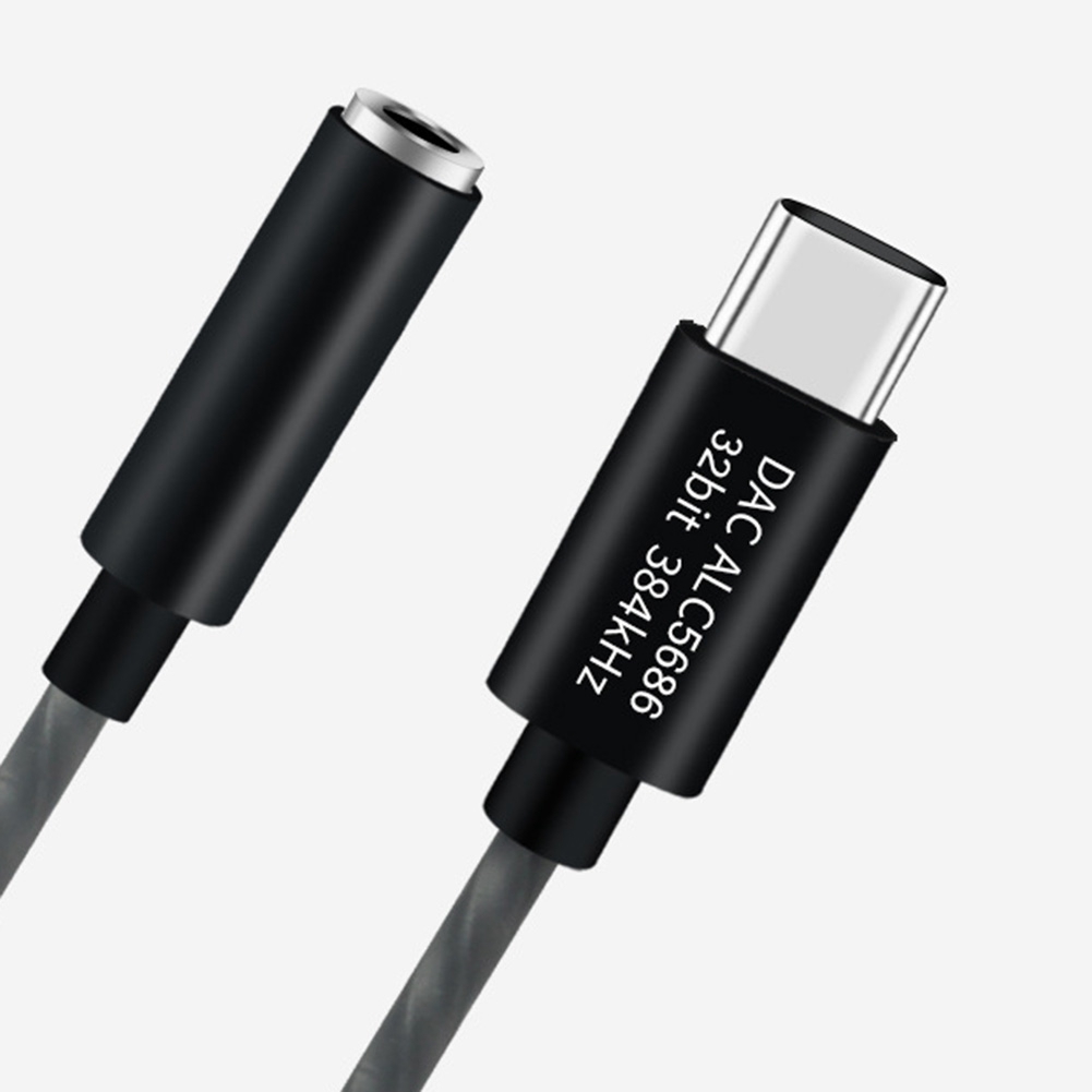 USB Type C to 3.5mm Earphone Jack DAC 