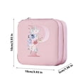 thumbnail image 3 of GOYDSY Simple Storage Jewelry Box, 26 Printed Letter Jewelry Organizer, Portable Storage Case for Rings, Earrings, and Necklaces, Stylish Jewelry Box Clearance Sales Today Deals Prime, 3 of 3