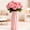 9.5 Inch Tall Pink Ceramic Vase for Home Decor, variant on Farcauo Ceramic Blue Vase Flower Vase for Home Decor Modern Style 9.5 inch Tall Vase for Table Shelf Home Decor Vase for Fireplace Bedroom Kitchen Living Room Wedding Office Desk Birthday Gifts
