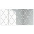 thumbnail image 1 of Cateissary Espejos de pared de bricolaje, adhesivo de pared de espejo acrílico con forma de diamante, decoración de espejo para el hogar, sala Decoración del hogar, 1 of 6