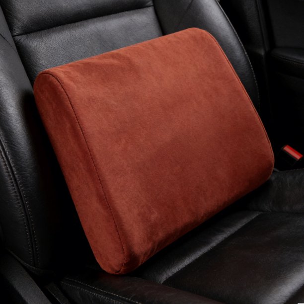 BESTYASH Cojín Lumbar Ergonómico Para Asiento De Automóvil Con Funda Lavable Y Soporte Premium