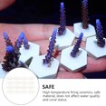 thumbnail image 3 of EeaseMX 30 bases de cerámica para corales de acuario, soporte para fragmentos de coral, suministros para pecera, 3 of 8