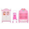 thumbnail image 4 of Accesorios para casas de muñecas, juego de armario para casa de muñecas, muebles divertidos para armario de muñecas, juego de armario para casa de muñecas, máxima comodidad, 4 of 8