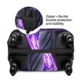 thumbnail image 2 of Hirioo Purple Pattern White Tiger for Elasticity Suitcase Cover (No luggage Included) Durable Luggage Protector Fits 18-32 Inch Luggage-Medium, 2 of 7