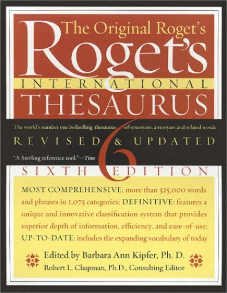 Roget's International Thesaurus (ROGET'S INTERNATIONAL THESAURUS
