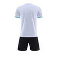 thumbnail image 5 of EnJoCho Boys Soccer Clothes Short Sleeve Loose Gradient Tshirt + Shorts Kids Girls Training Athleti𝖼 𝖳racksuit Outfits for 5-13 Years, 5 of 6
