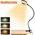 thumbnail image 2 of Ghopy Clip on Light Reading Lights, 3 Modes Dimmable 10 Brightness Levels Desk Lights 360 °Flexible Gooseneck Clamp Lamp,USB 48 LED Eye Protection Adjustable Clip-on Table Light Book Clamp Light, 2 of 8