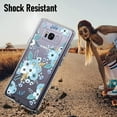thumbnail image 5 of Case for Samsung Galaxy S8 Plus, Clear Floral Pattern Designed Shockproof Protective Phone Case, Thin Cover for Samsung Galaxy S8 Plus, 5 of 13