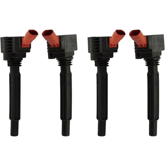 Ignition Coil Kit - 4-Piece Compatible with 2014 - 2020 Fiat 500L 2015 2016 2017 2018 2019