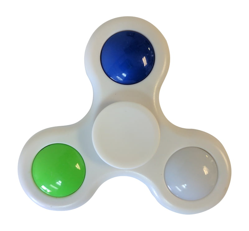 White Programmable LED Fidget Spinner with APP for Android Phones 