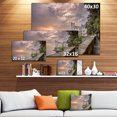 thumbnail image 3 of Miramare Castle at Sunset - Landscape Canvas Art Print, 3 of 4