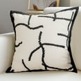 thumbnail image 3 of Chenille Sofa Cushion Pillow Decorative Accent Pillow with Removable Cover for Living Room Bedroom Seating Comfort and Style | White KTFgvq, 3 of 8