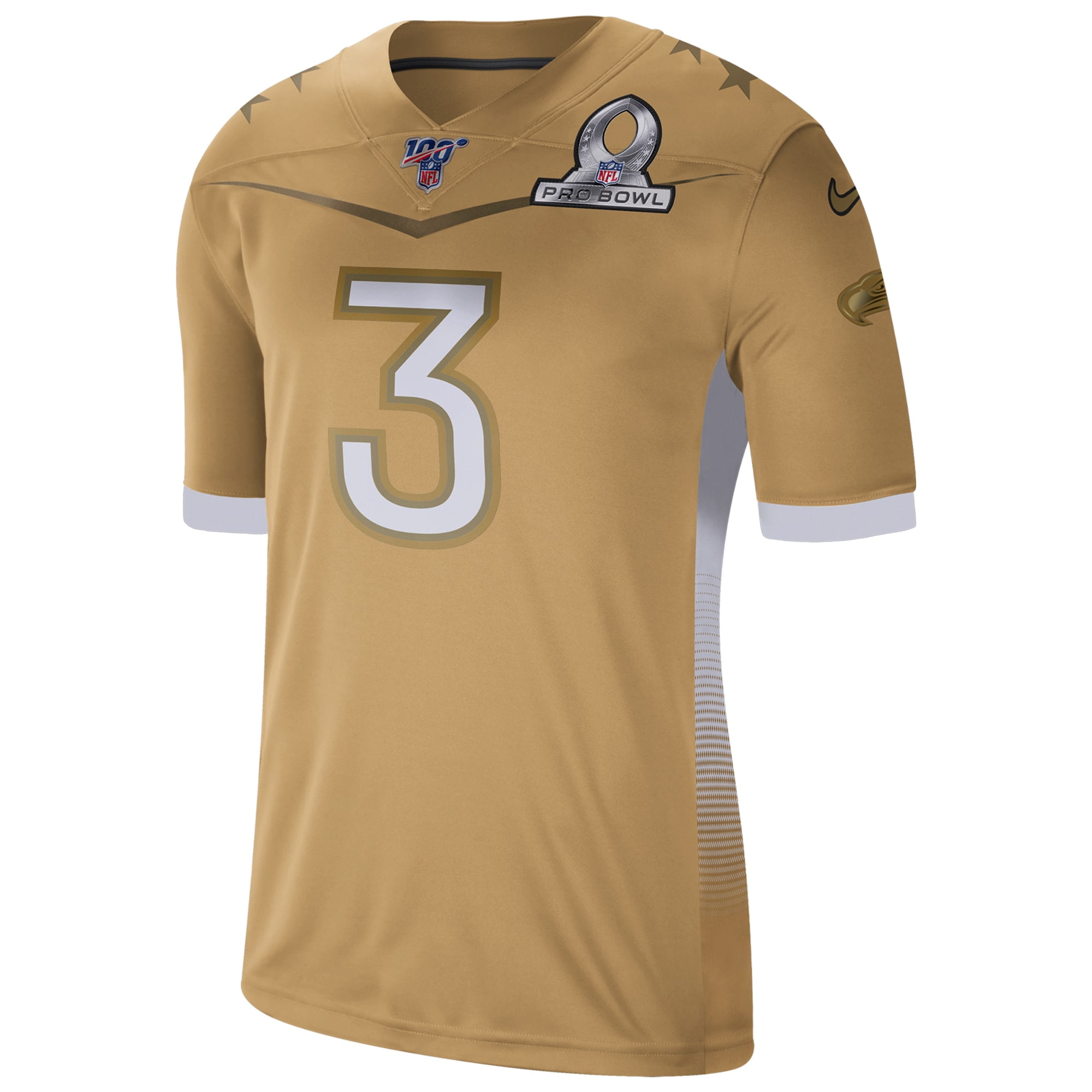 Russell Wilson Nike 2020 NFC Pro Bowl Game Jersey - Gold