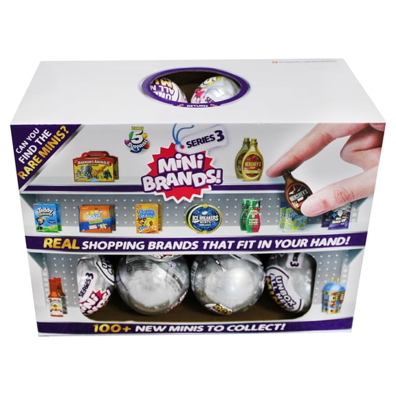 Zuru 5 Surprise Mini Brands Mystery Capsule Series 3 | Case of 24