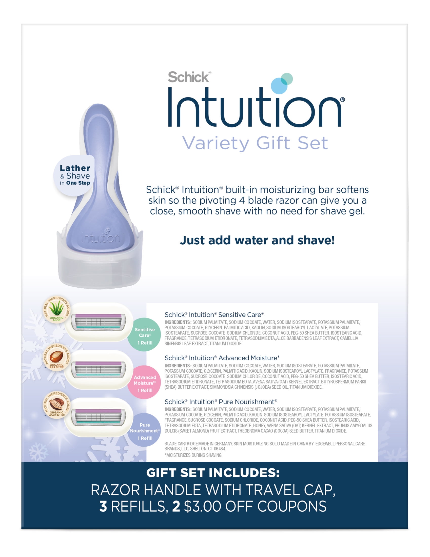 Schick - Brandclub - Intuition Holiday Gift Set FY 2026