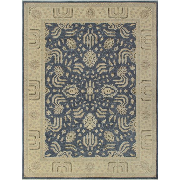 Yousafi Marston Grey/Ivory Rug, 9'0" x 12'1"