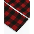 thumbnail image 6 of Fiomva Christmas Family Matching Suit Long Sleeve T-Shirt and Red Plaid Pants, 6 of 6