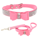 thumbnail image 1 of Collar de perro con pajarita, collar suave deslumbrante, cristal de gema de diamantes de imitación, adecuado para perros Adepaton CPB-US-YY106-4, 1 of 5