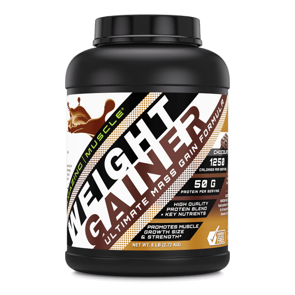 Amazing Muscle Whey Protein Weight Gainer 50 Mg per Serving  | 6 Lb (2.72 Kg) | Chocolate Flavor | Made in USA