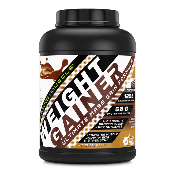 Amazing Muscle Whey Protein Weight Gainer 50 Mg per Serving | 6 Lb (2.72 Kg) | Chocolate Flavor | Made in USA