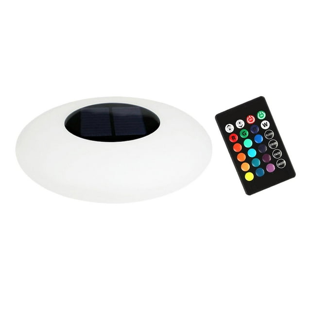koolsoo Solar Powered LED Floating Light Lamp for Swimming Pool Outdoor Backyard Large