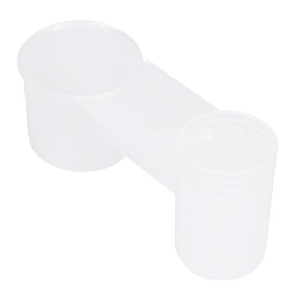 10 Pcs Petits Gobelets Mangeoires pour Oiseaux, Gobelet d'Eau pour Poulet Bol Alimentaire en Plastique Gobelet Fournitures d'Alimentation Accessoires de Boisson pour Oiseaux pour Perruche Volaille