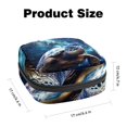 thumbnail image 2 of Sea Turtle Period Purse Sanitary Napkin Organizer Small Makeup Pouch Canvas Zipper Pouch 4.7x6.6x6.6 in, 2 of 6