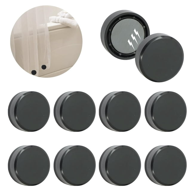 CHUANK 18 Pcs Aimants de Douche pour Doublure de Rideau Magnétique Poids de Rideau de Douche Aimants Poids de Rideau de Douche Poids de Fond pour Rideaux Extérieurs Drapeau Nappe