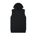 thumbnail image 3 of Hooded Tank Tops Men Lightweight Breathable Muscle Sleeveless Shirt with Hood Workout Gym Athletic Tanks, 3 of 4