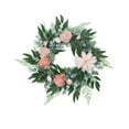 thumbnail image 1 of facefd Realistic Spring Front Door Wreath Artificial Flower Wreath Hanging Celebration for Summer, 1 of 9