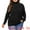 Black, variant on DARING DIVA Plus Size Long Sleeve Turtleneck Novelty Sweater 1X Blue