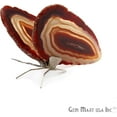 thumbnail image 3 of Red Agate Slice Butterfly, Home Decor, Boho Decor, Agate Slice, Butterfly Wings, Agate Geode (BFLY-10000), 3 of 10