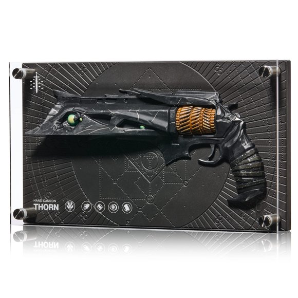 Numskull Thorn Exotic Weapon Figure 12x7 (30x18cm) Limited Edition Collectible Replica Statue - Official Destiny Merchandise - FPS Sci-Fi Action Vide