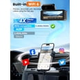 thumbnail image 3 of Dash Cam, 4K+2.5K Full HD Dash Cam Front and Rear, Dash Camera for Cars with Built-in WiFi, 3.16”IPS Screen Dashcam, Night Vision, Loop Recording, G-Sensor, Parking Mode, 3 of 7