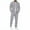Gray-mens sweatsuit, variant on Txeol 2 Piece Corduroy Men Outfit Long Sleeve Button Down Shirts and Drawstring Pants Outfits Causal Fall Winter Thermal Tracksuits L,Beige