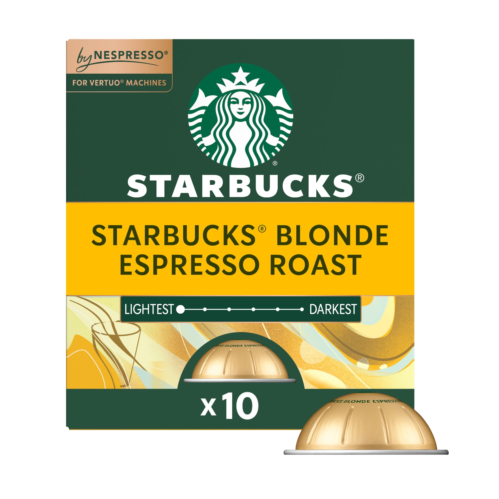 Starbucks by Nespresso Vertuo, Favorite Variety Pack Coffee & Espresso, 44-count Coffee and Espresso Pods